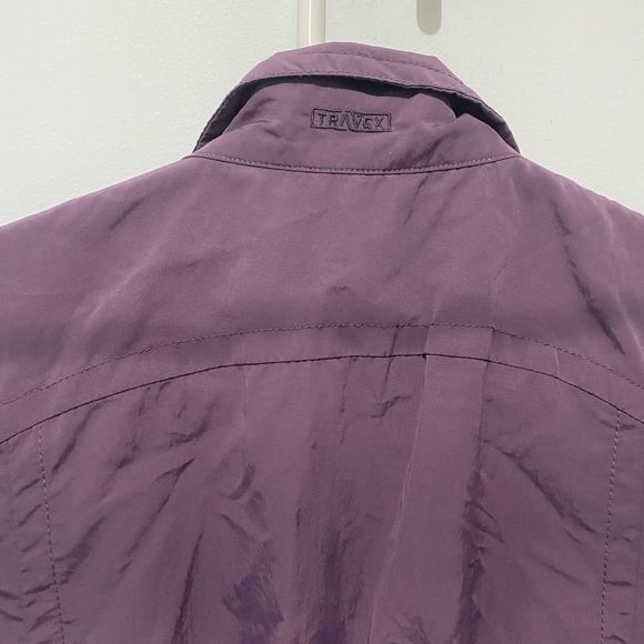 Women's Purple Sleeveless Jacket - Picture 7 of 7